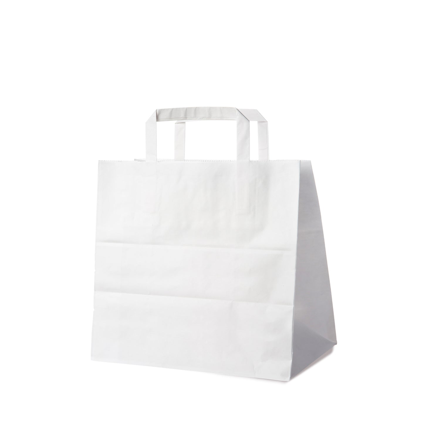 Papiertragetaschen mittel, weiß, 26 x 17 x 25 cm