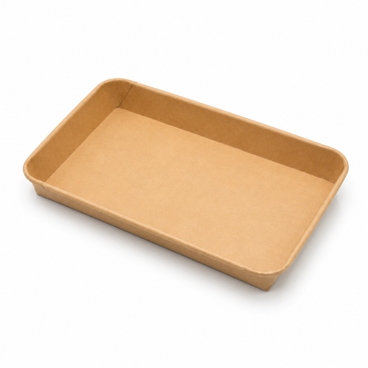 Sushibox XXL, 240 x 150 x 25 mm, Pappe, inkl. PET-Deckel