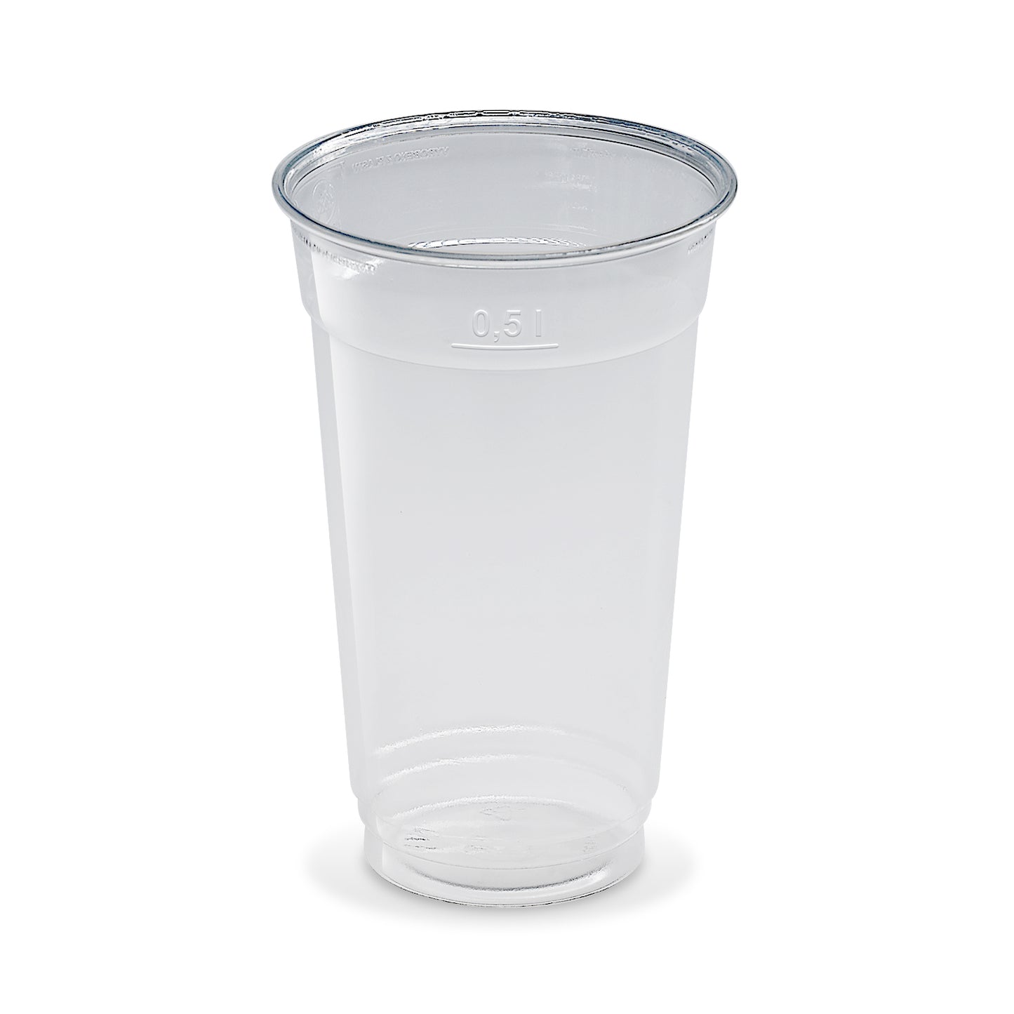 Smoothie-Becher 500 ml, rPET, glasklar, Ø 95 mm