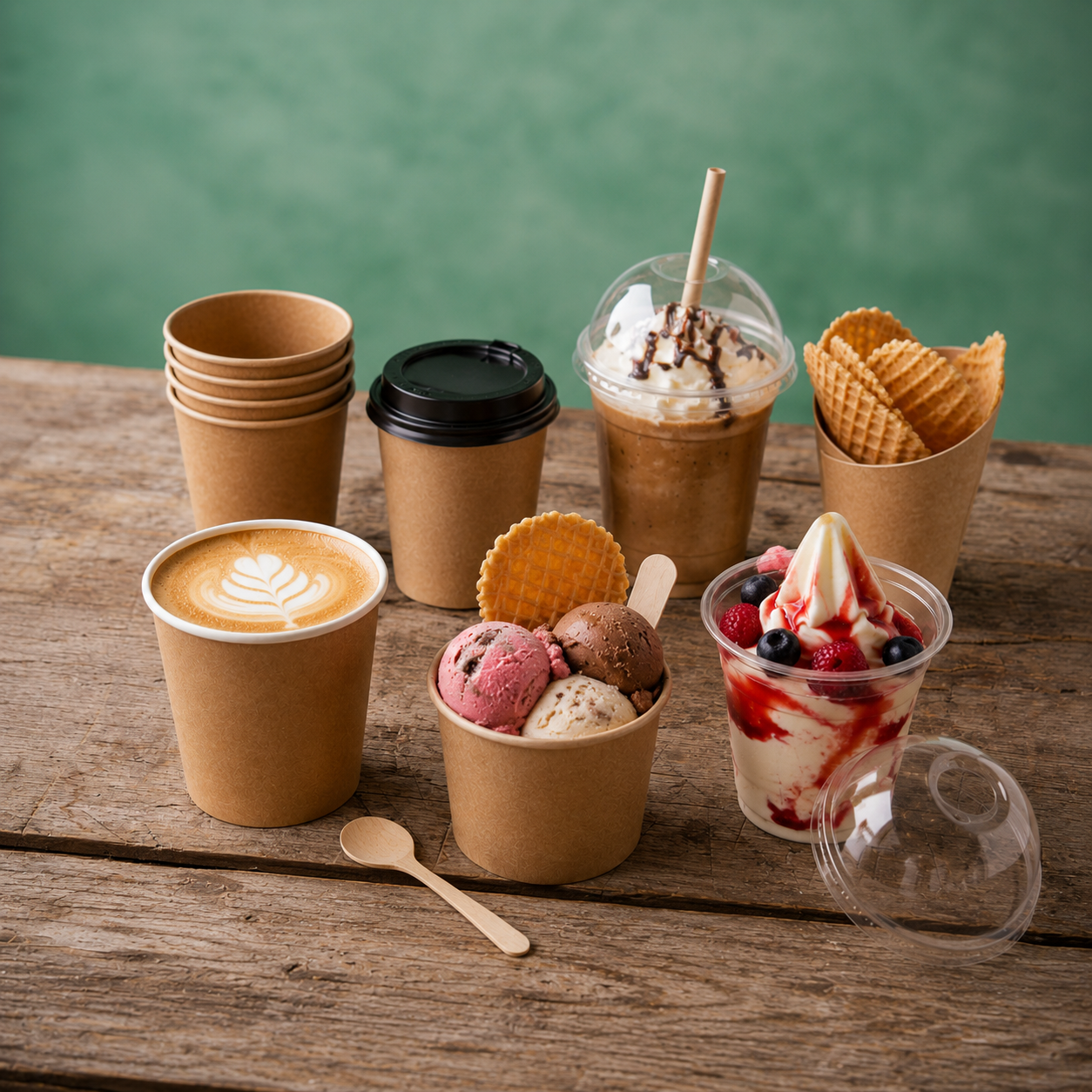 Café und Eisdiele