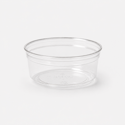 Deli-Feinkostschale Crystal 250 ml, rPET, transparent, Ø 114 x 45 mm