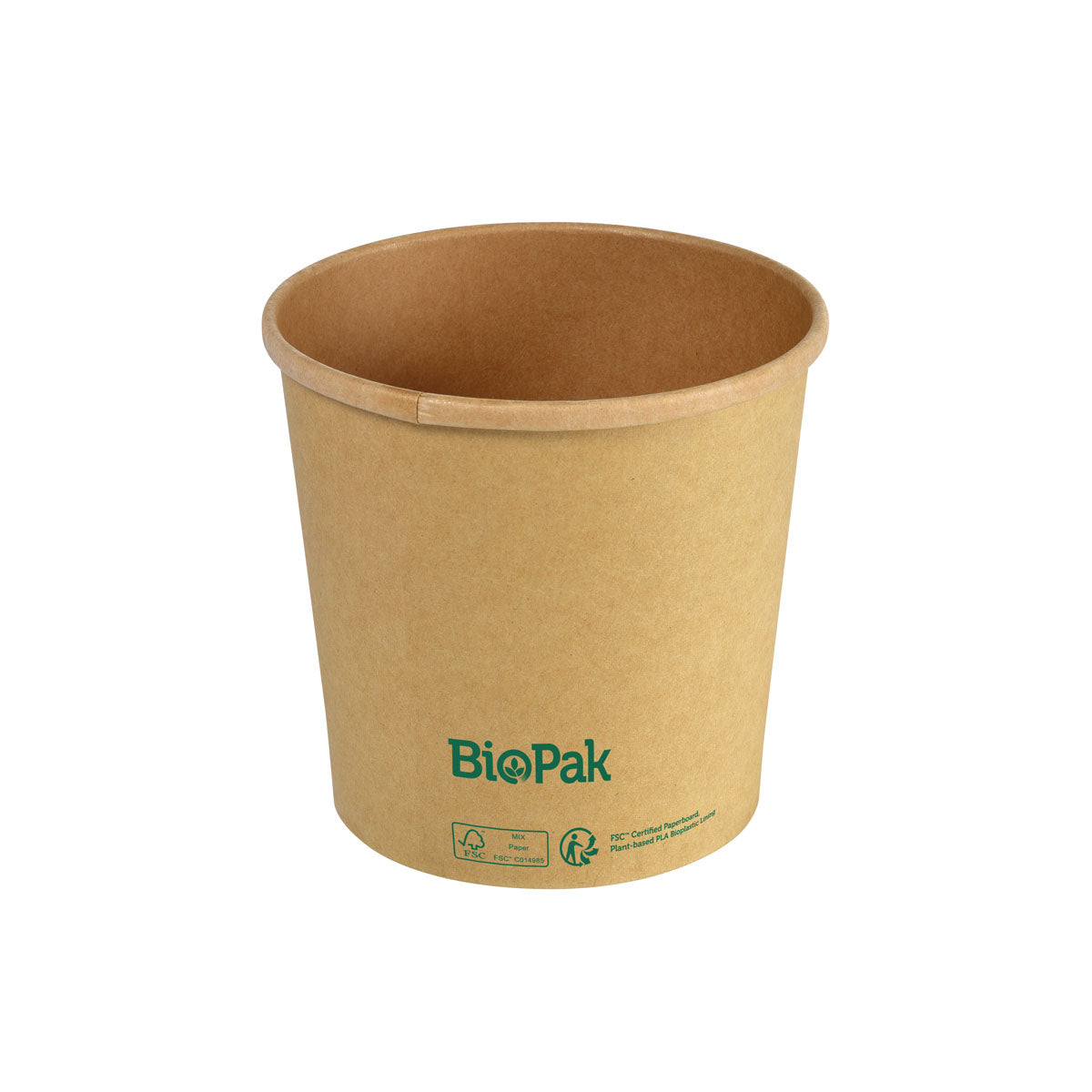 Suppenbecher 750 ml / 26 oz, Pappe, Ø 117 mm, braun