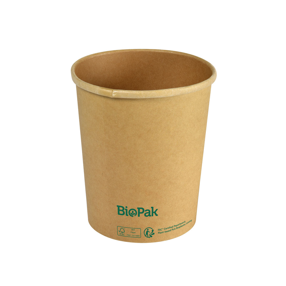 Suppenbecher 950 ml / 32 oz, Pappe, Ø 117 mm, braun