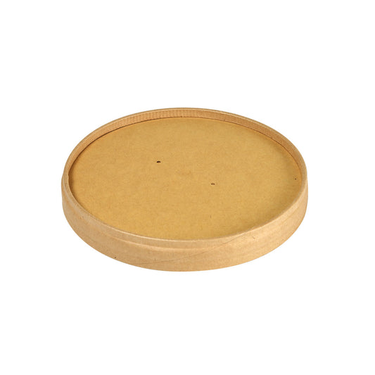 Deckel Ø 117 mm für Suppenbecher 550/750/950 ml, Pappe, braun