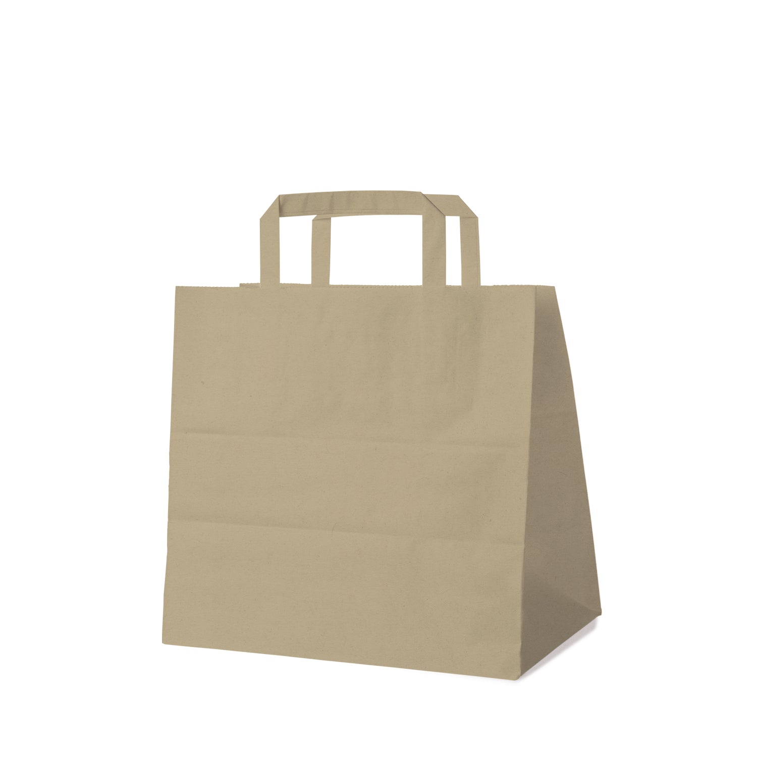 Papiertragetaschen mittel, braun, 26 x 17 x 26 cm, 250 Stk.