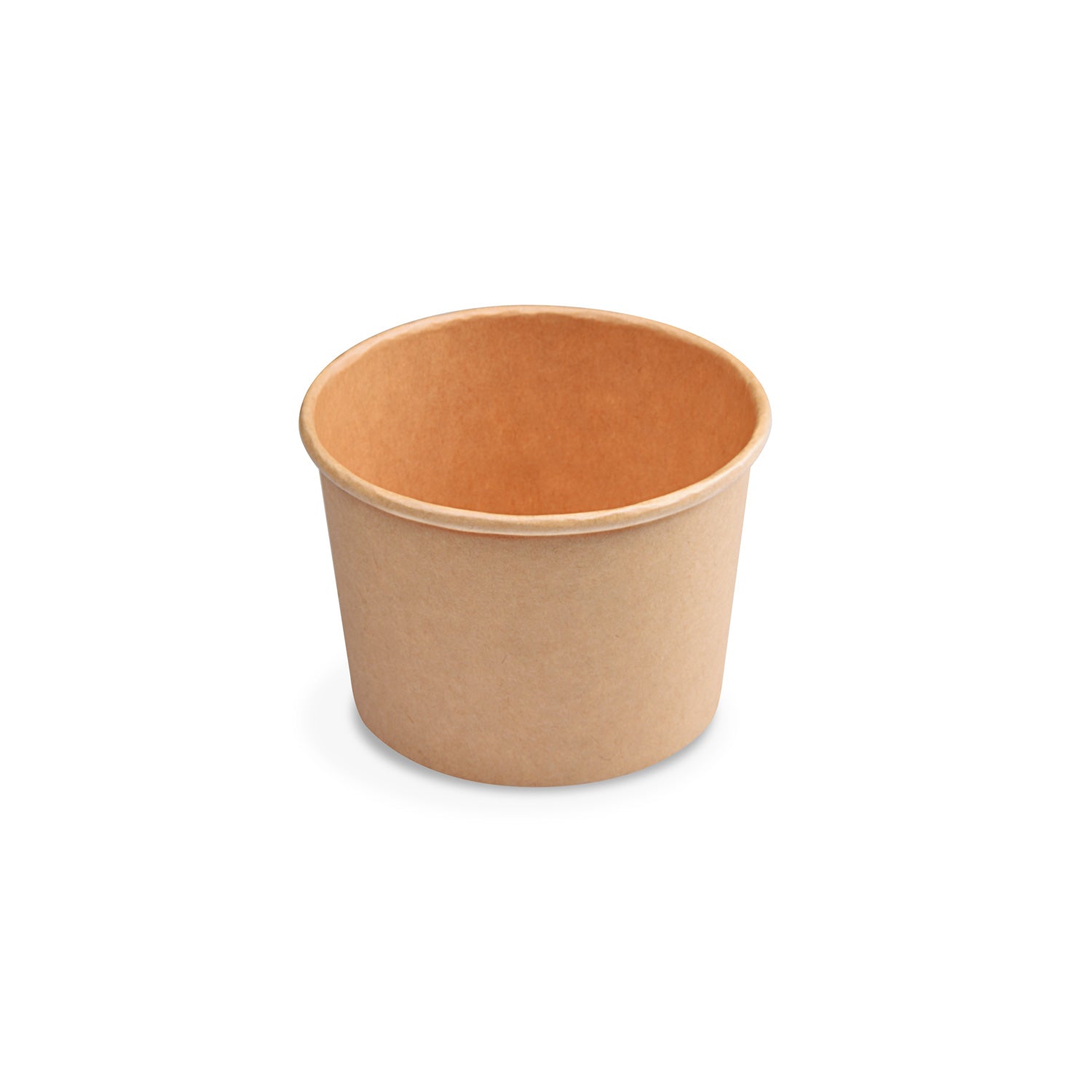 Eisbecher 250 ml, Pappe, braun, Ø 90 mm