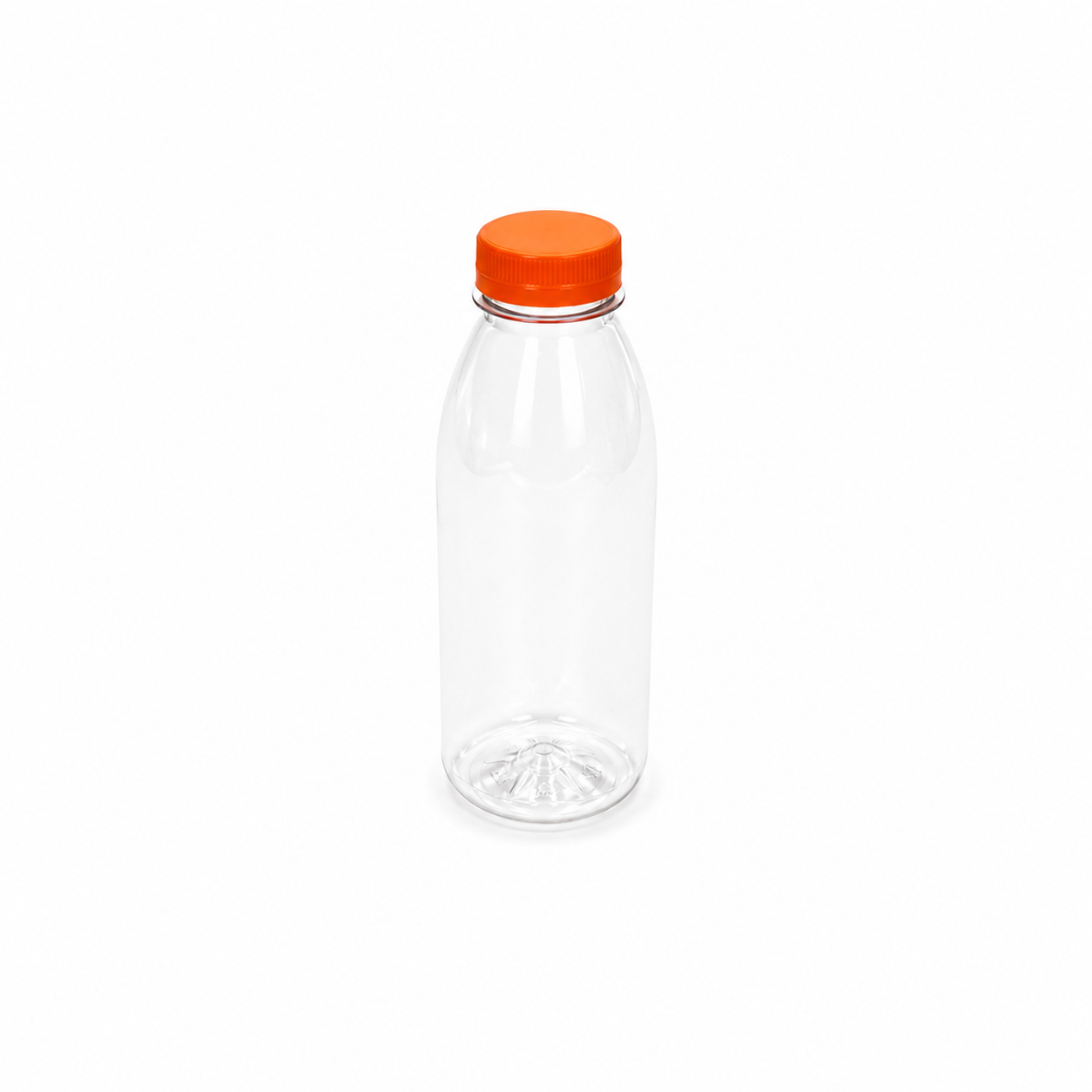 Trinkflaschen 500 ml, PET, transparent, mit Schraubdeckel