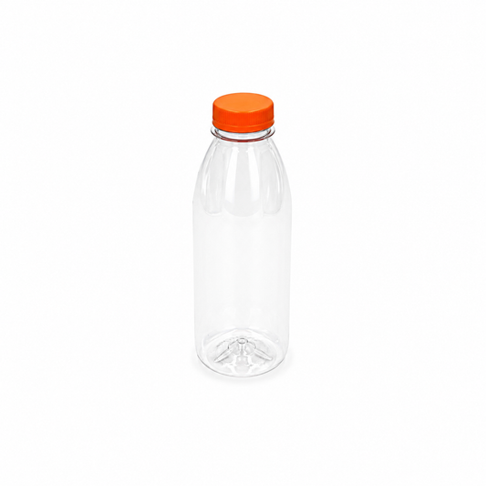 Trinkflaschen 1000 ml, PET, transparent, mit Schraubdeckel