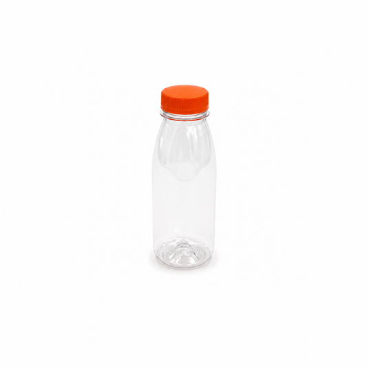 Trinkflaschen 330 ml, PET, transparent, mit Schraubdeckel
