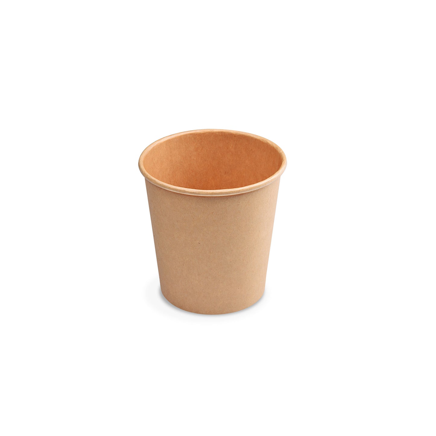 Kaffeebecher Pappe XS 80 ml / 4 oz, Ø 62 mm, braun