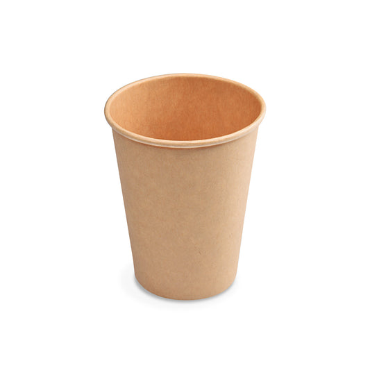 Kaffeebecher Pappe L 300 ml / 12 oz, Ø 90 mm, braun