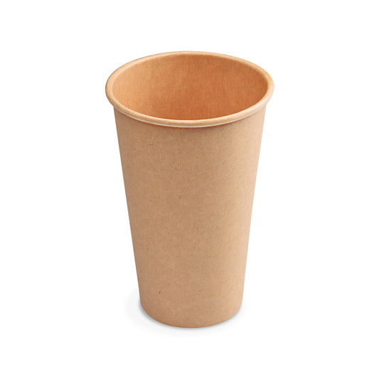 Kaffeebecher Pappe XL 400 ml / 16 oz, Ø 90 mm, braun