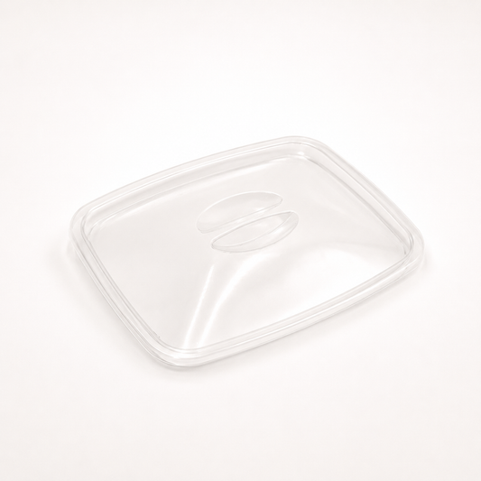 Deckel für Mikrowellen Menüschalen, PP, transparent, 180 Stk.