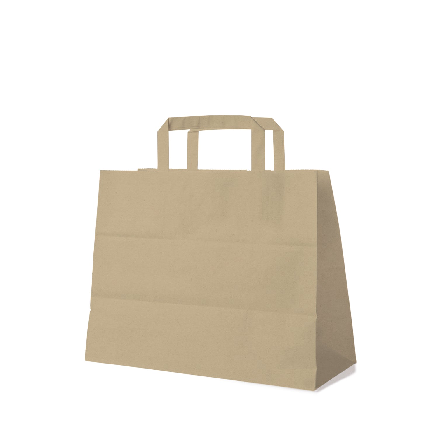Papiertragetaschen groß, braun, 32 x 17 x 27 cm, 300 Stk.