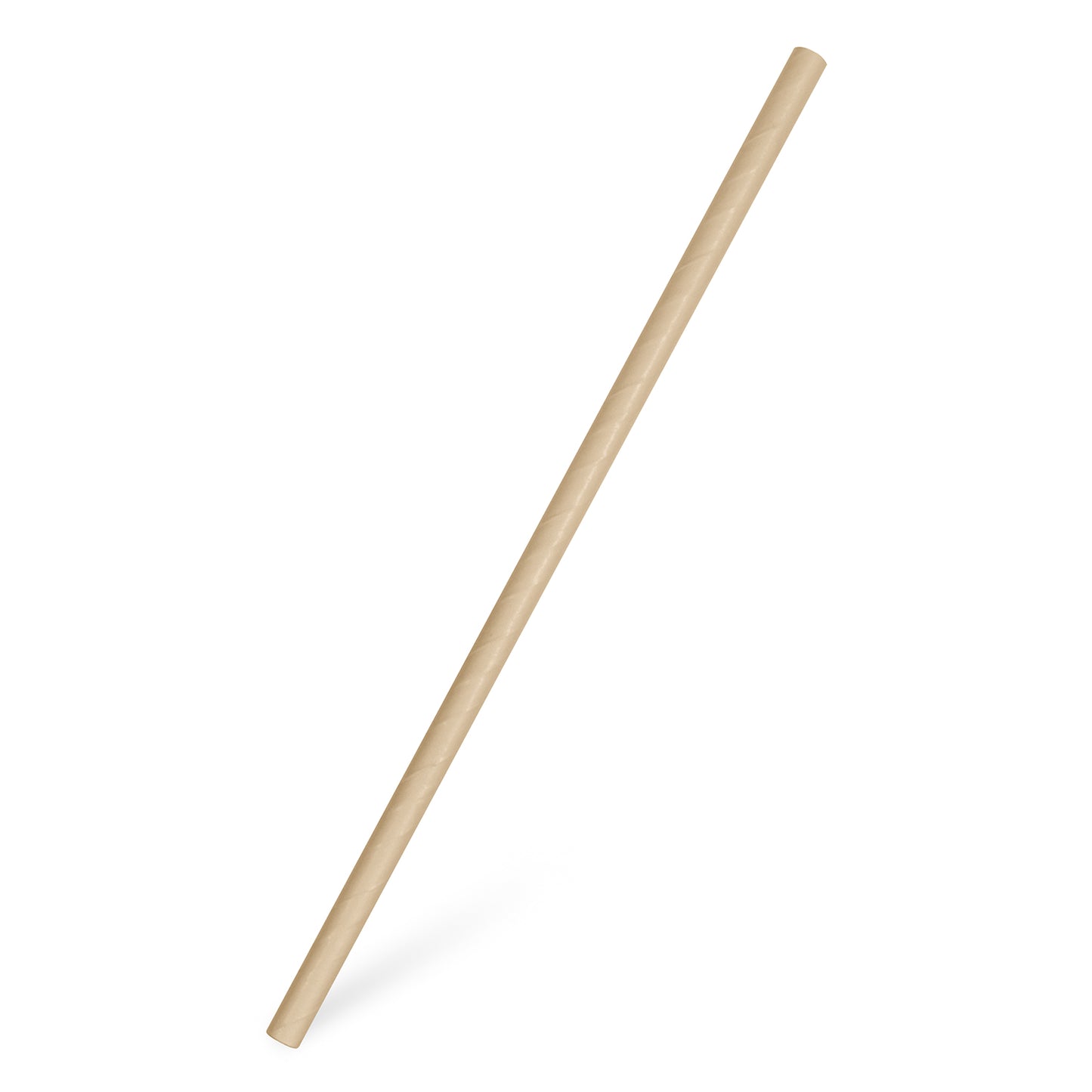 Papier-Trinkhalme Ø 0,8 x 23 cm, Jumbo, naturbraun
