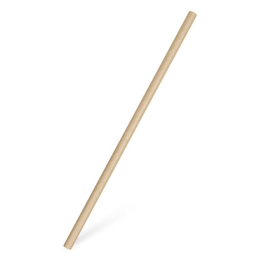 Papier-Trinkhalme Ø 0,8 x 23 cm, Jumbo, naturbraun