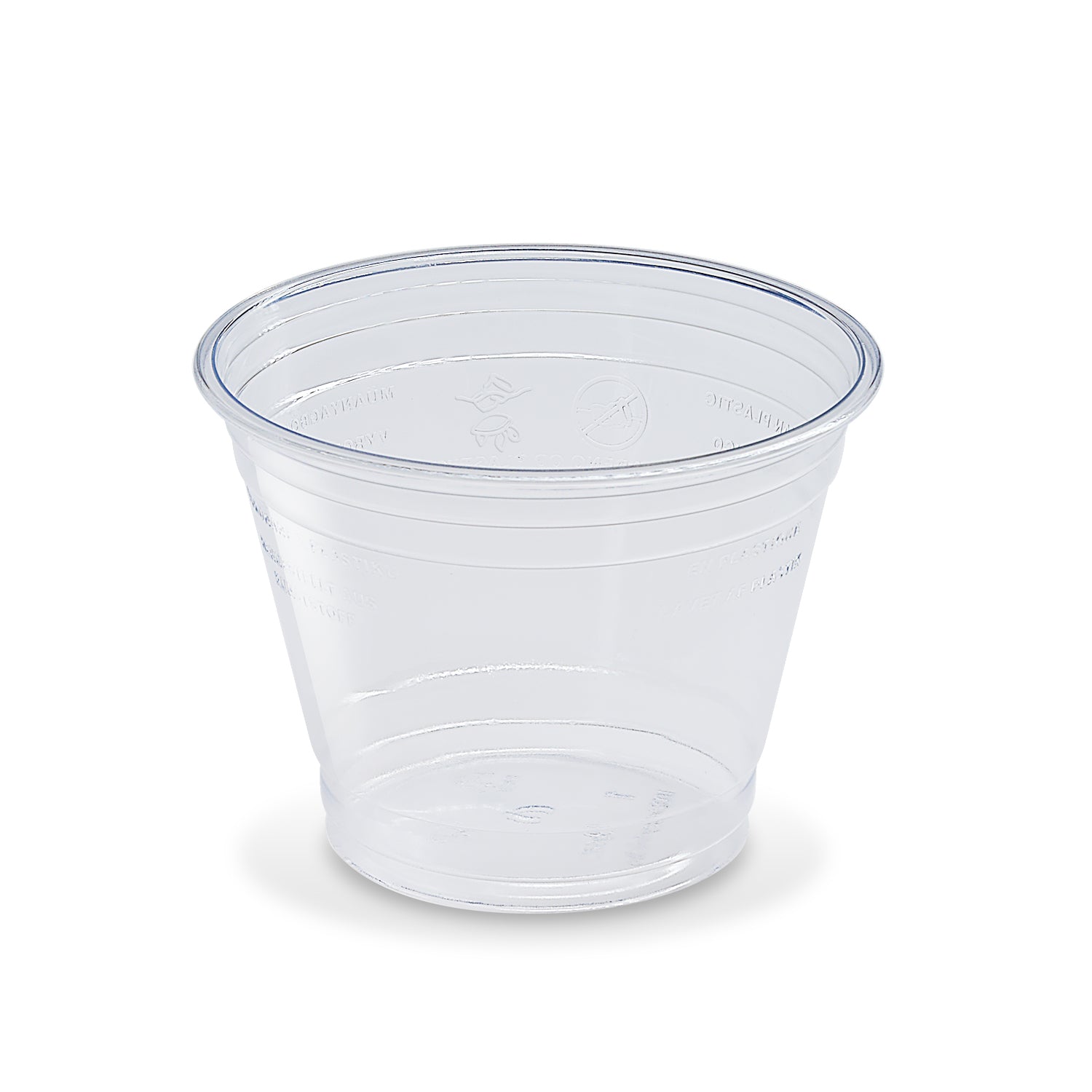 Smoothie-Becher 250 ml, rPET, glasklar, Ø 95 mm, 800 Stk.
