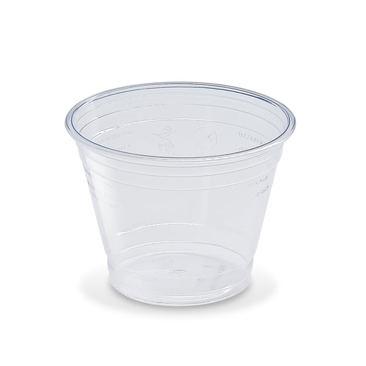 Smoothie-Becher 250 ml, rPET, glasklar, Ø 95 mm, 800 Stk.