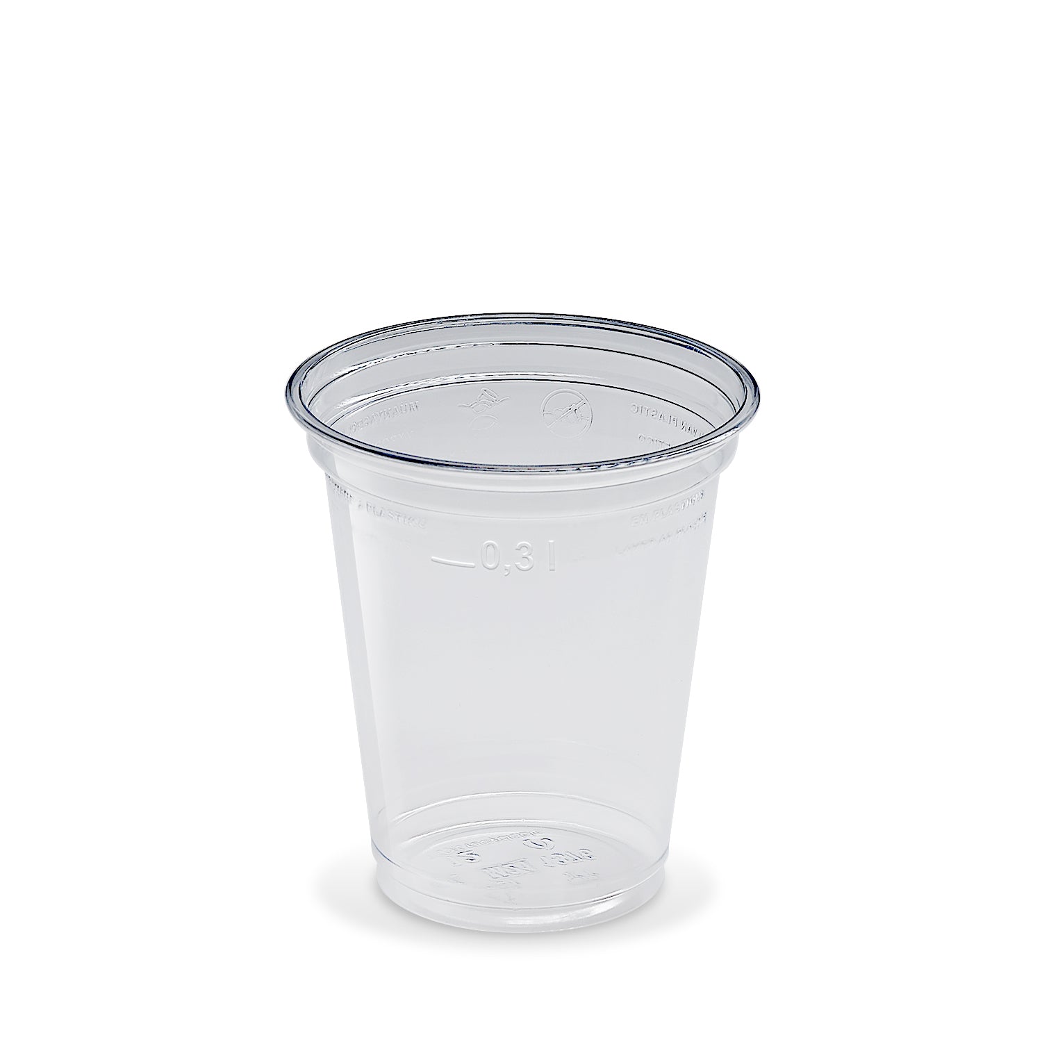 Smoothie-Becher 300 ml, rPET, glasklar, Ø 95 mm