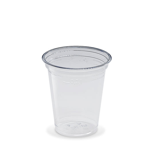 Smoothie-Becher 300 ml, rPET, glasklar, Ø 95 mm