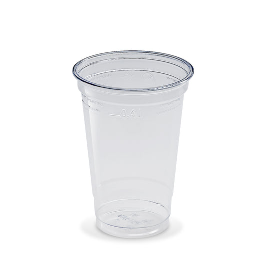 Smoothie-Becher 400 ml, rPET, glasklar, Ø 95 mm