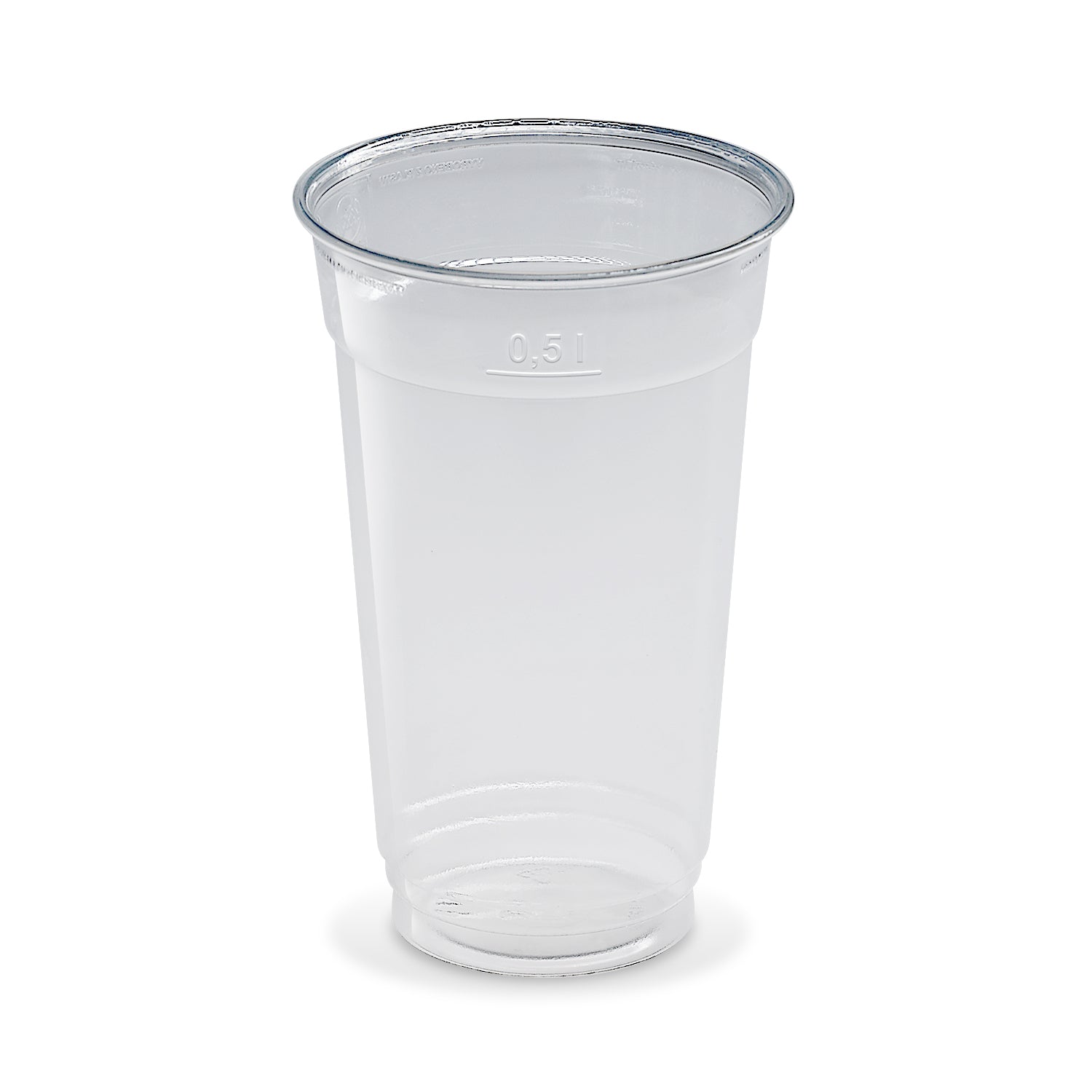 Smoothie-Becher 500 ml, rPET, glasklar, Ø 95 mm