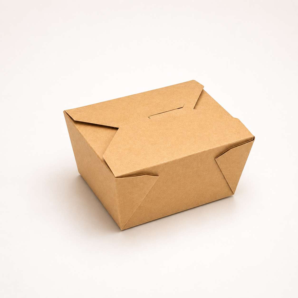 Take-Away-Boxen 600 ml, Kraft, 110 x 90 x 65 mm, braun, ungeteilt, 450 Stk.