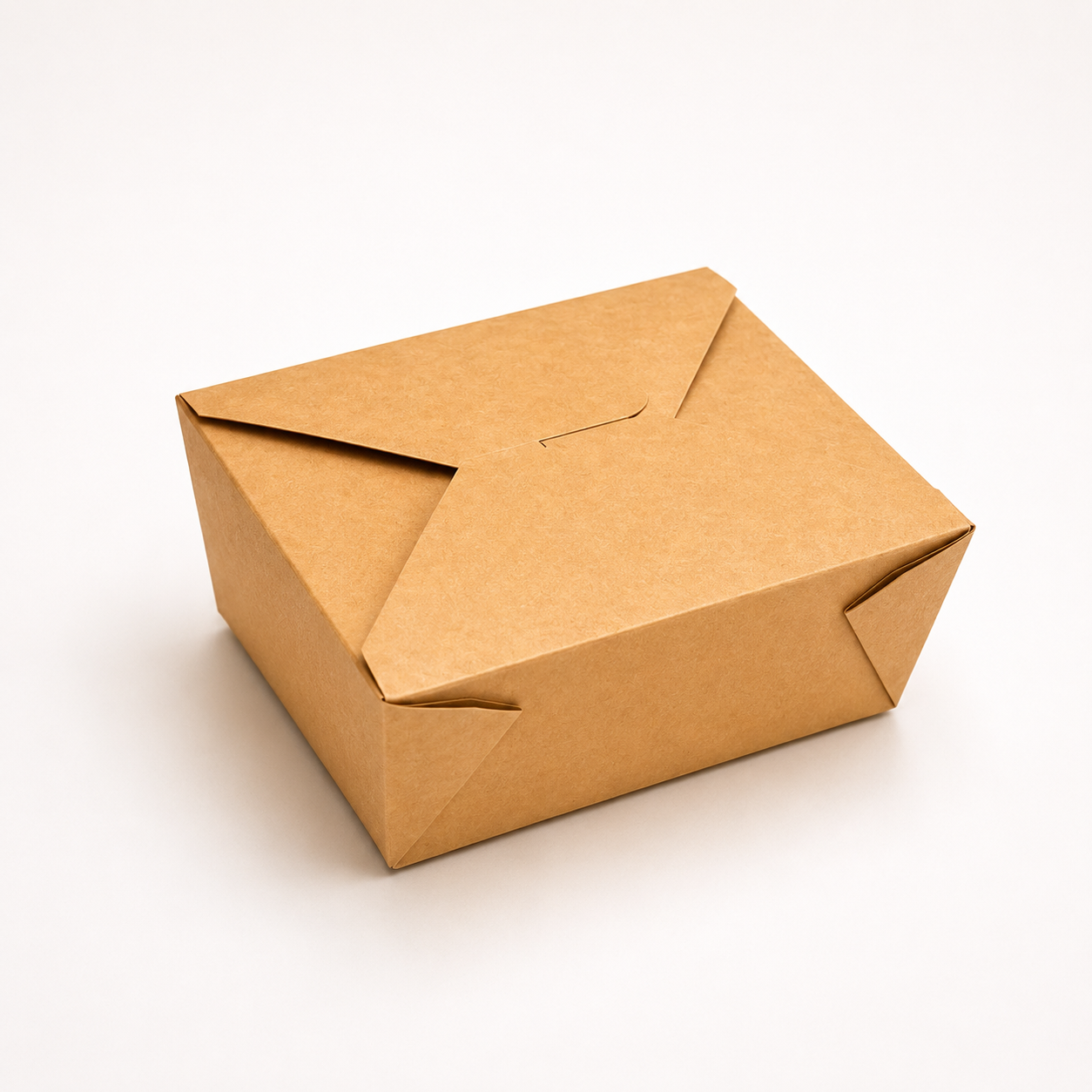 Take-Away-Boxen 1300 ml, Kraft, 152 x 120 x 65 mm, braun, ungeteilt