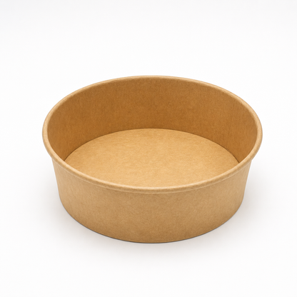 Salatschalen 1100 ml, Kraft, Ø 185mm, braun, rund