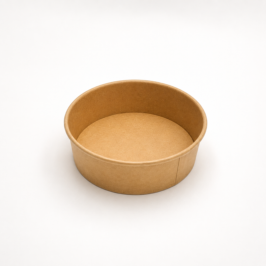 Salatschalen 500 ml, Kraft, Ø 150 mm, braun, rund