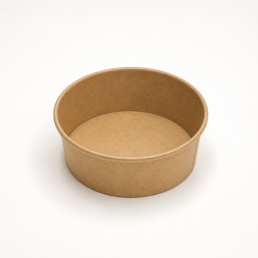 Salatschalen 750 ml, Kraft, Ø 150 mm, braun, rund, 300 Stk.