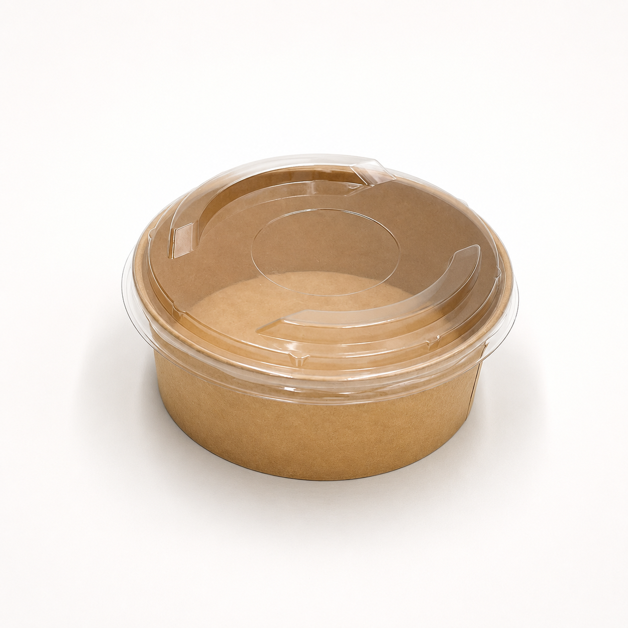 Salatschalen 750 ml, Kraft, Ø 150 mm, braun, rund, 300 Stk.