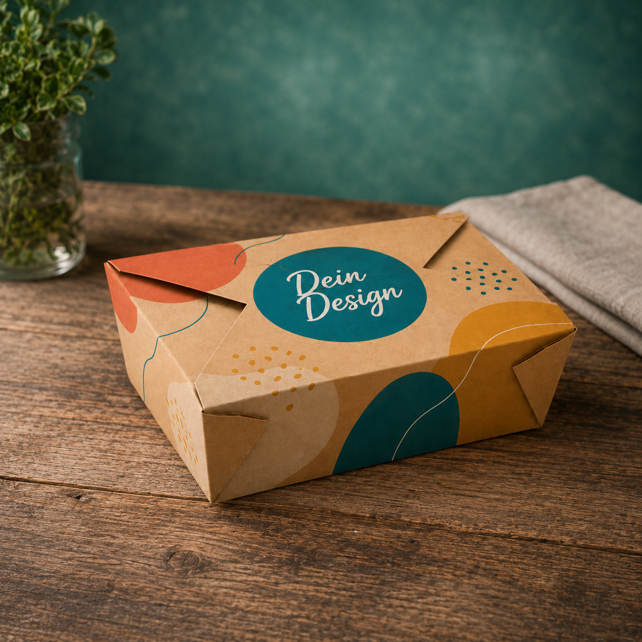 Takeaway-Boxen individuell bedruckt