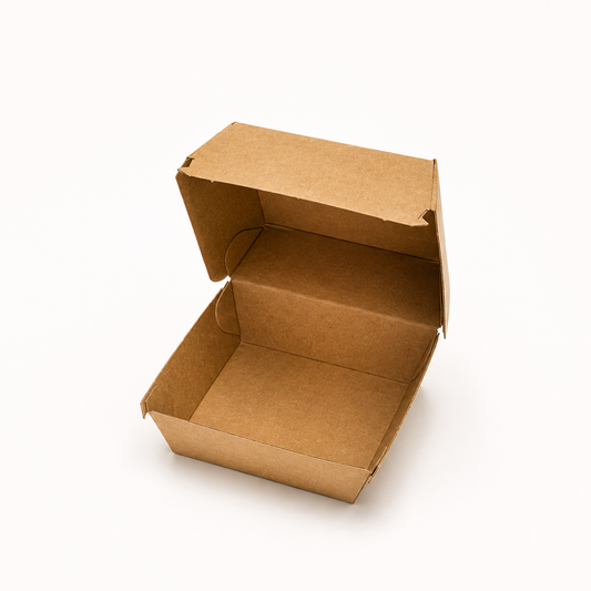 Burgerbox M, Wellpappe, 115 x 115 x 90 mm