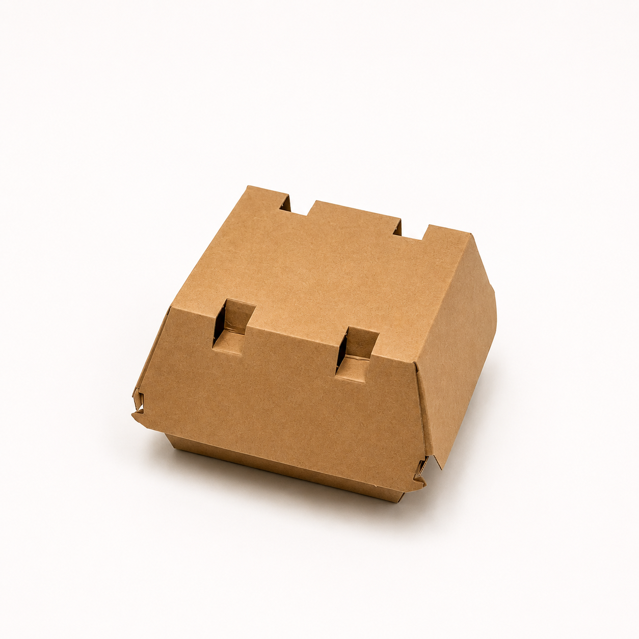 Burgerbox M, Wellpappe, 115 x 115 x 90 mm