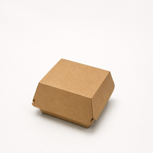 Burgerbox L, Wellpappe, 125 x 125 x 100 mm